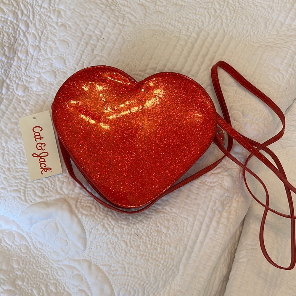 NWT Cat & Jack Purse Heart ❤️ Shaped